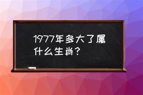 77年次生肖|1977年属什么生肖 1977年属什么生肖啥命